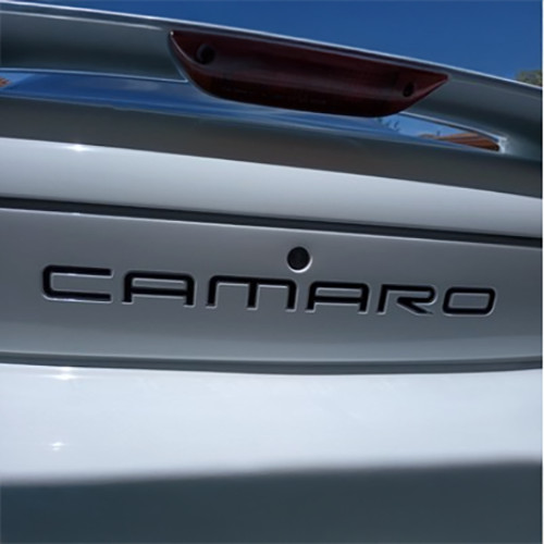 Gloss black rear letters - black,